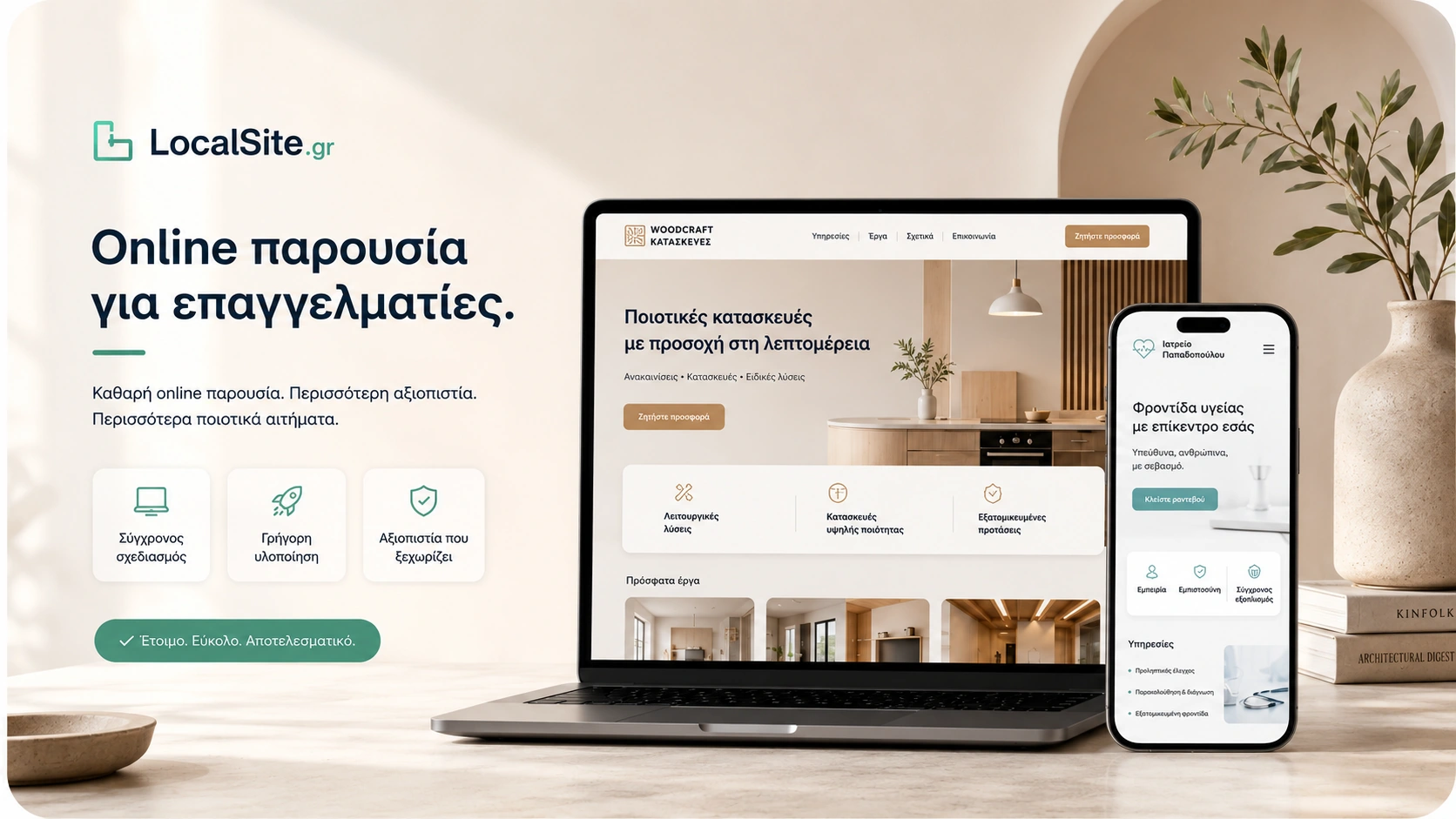 LocalSite.gr - Online παρουσία για επαγγελματίες